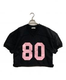 MAISON SPECIAL×mana yamamoto（メゾンスペシャル×マナヤマモト）の古着「Numbering Rugby Sweat」｜ブラック