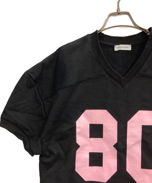 MAISON SPECIAL（メゾンスペシャル）MAISON SPECIAL (メゾンスペシャル) MANA YAMAMOTO (マナヤマモト) Numbering Rugby Sweat ブラック サイズ:FREEの古着・服飾アイテム