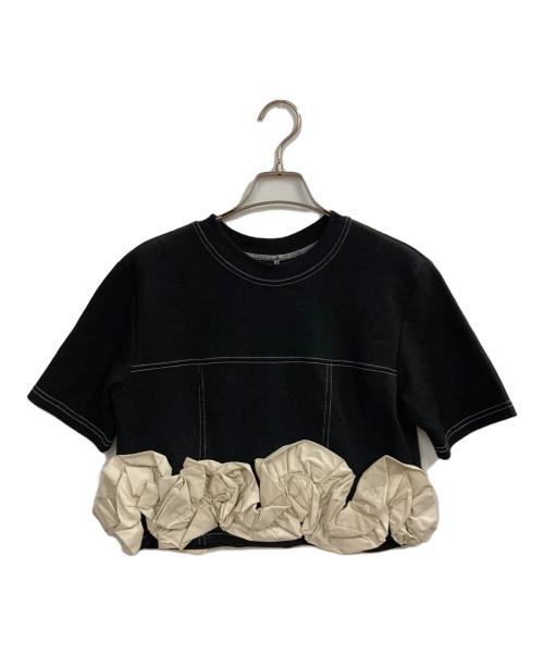 MAISON SPECIAL（メゾンスペシャル）MAISON SPECIAL (メゾンスペシャル) Flower Motif T-shirt ブラック サイズ:freeの古着・服飾アイテム