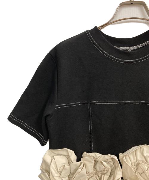 MAISON SPECIAL（メゾンスペシャル）MAISON SPECIAL (メゾンスペシャル) Flower Motif T-shirt ブラック サイズ:freeの古着・服飾アイテム