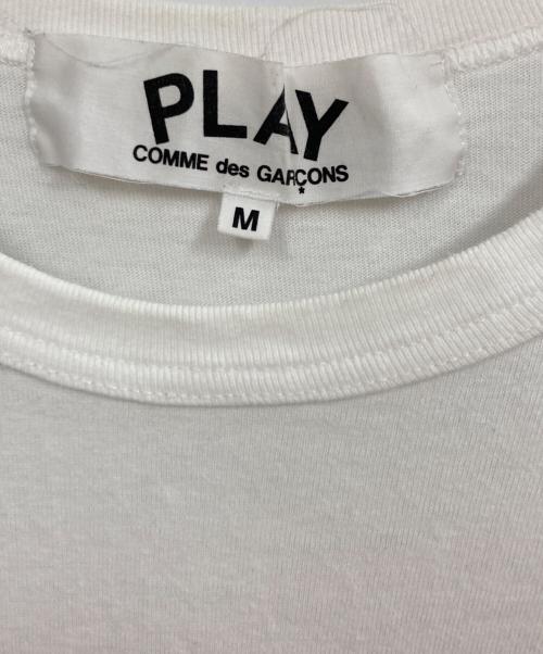 PLAY COMME des GARCONS（プレイコムデギャルソン）PLAY COMME des GARCONS (プレイコムデギャルソン) プリントTシャツ ホワイト サイズ:Mの古着・服飾アイテム