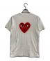 PLAY COMME des GARCONS (プレイコムデギャルソン) プリントTシャツ ホワイト サイズ:M：6000円