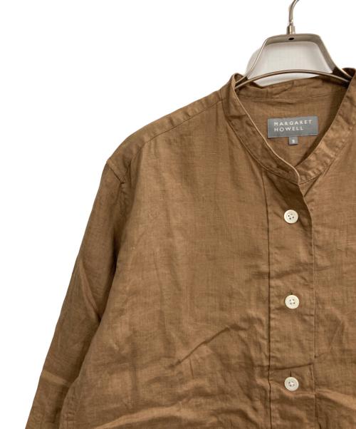 MARGARET HOWELL（マーガレットハウエル）MARGARET HOWELL (マーガレットハウエル) LIGHTWEIGHT LINEN ブラウン サイズ:2の古着・服飾アイテム