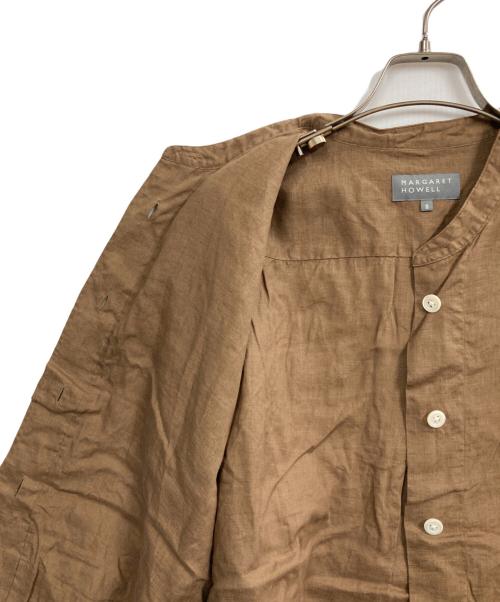 MARGARET HOWELL（マーガレットハウエル）MARGARET HOWELL (マーガレットハウエル) LIGHTWEIGHT LINEN ブラウン サイズ:2の古着・服飾アイテム