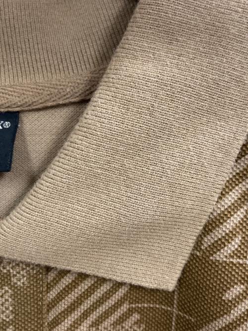 AVIREX（アヴィレックス）AVIREX (アヴィレックス) EMBROIDERED POLO SHIRT ブラウン サイズ:Ｌの古着・服飾アイテム
