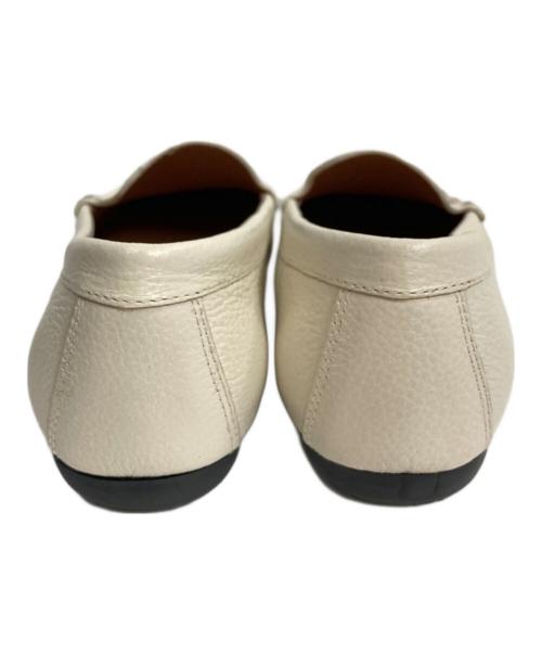 CUEREN（クエルン）CUEREN (クエルン) ローファー ホワイト サイズ:24.5の古着・服飾アイテム