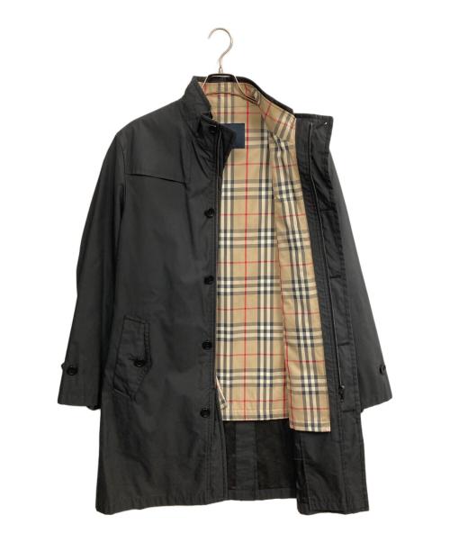 BURBERRY LONDON（バーバリーロンドン）BURBERRY LONDON (バーバリーロンドン) ライナー付コート ブラック サイズ:LLの古着・服飾アイテム