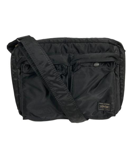 PORTER（ポーター）PORTER (ポーター) TANKER  SHOULDER BAG(L) ブラックの古着・服飾アイテム