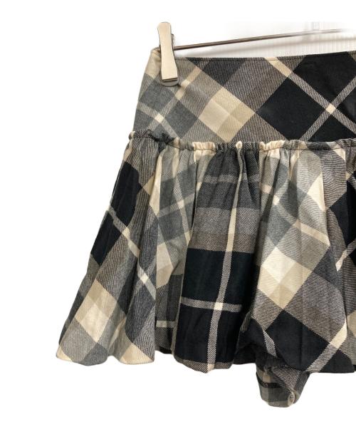 BURBERRY BLUE LABEL（バーバリー ブルー レーベル）BURBERRY BLUE LABEL (バーバリー ブルー レーベル) チェックスカパン ベージュ サイズ:38の古着・服飾アイテム