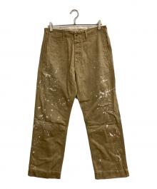 RRL（ダブルアールエル）の古着「Distressed Chino Field Pant」｜ベージュ