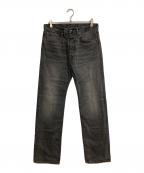 RRLダブルアールエル）の古着「STRAIGHT FIT JEAN DUSTY BLACK WASH」｜ブラック