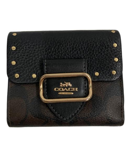 COACH（コーチ）COACH (コーチ) SMALL MORGAN WALLET ブラウンの古着・服飾アイテム