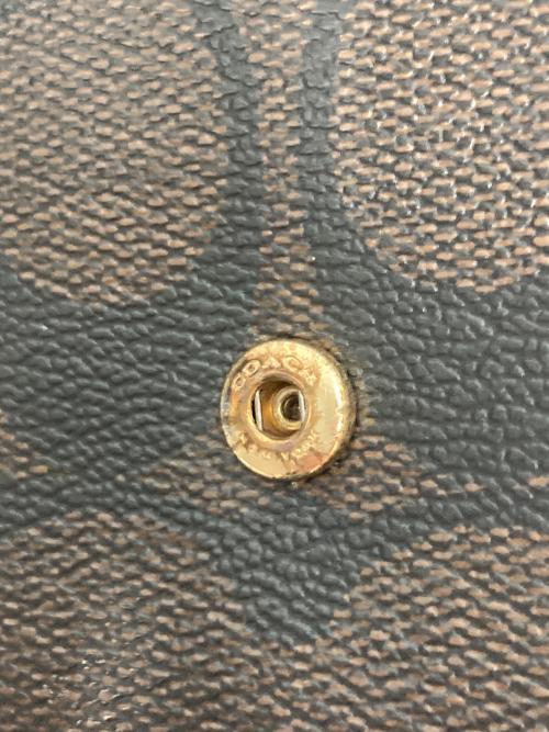COACH（コーチ）COACH (コーチ) SMALL MORGAN WALLET ブラウンの古着・服飾アイテム