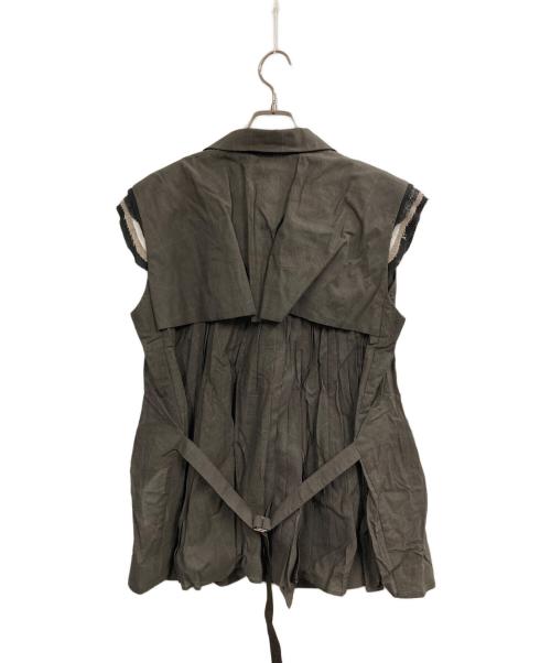 sacai（サカイ）sacai (サカイ) ハイツイストボイル ベスト グレー サイズ:1の古着・服飾アイテム