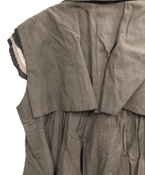 sacai（サカイ）sacai (サカイ) ハイツイストボイル ベスト グレー サイズ:1の古着・服飾アイテム