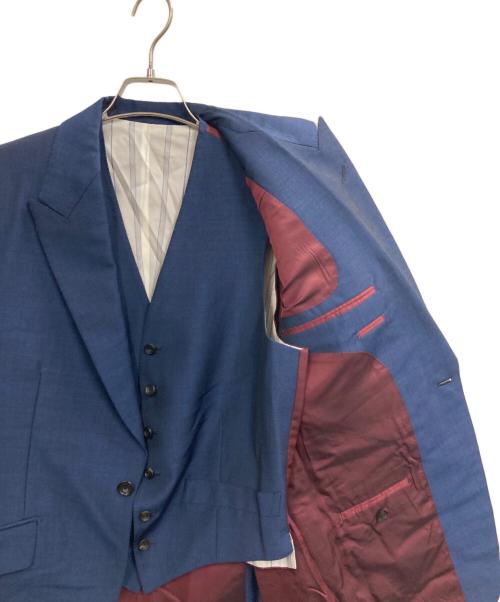 Henry Poole（ヘンリープール）HENRY POOLE (ヘンリープール) 3ピーススーツ ネイビー サイズ:A92の古着・服飾アイテム