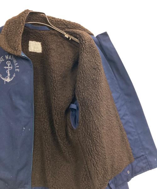 French Navy（フランス海軍）French NAVY (フランス海軍) デッキジャケット ネイビー サイズ:記載なしの古着・服飾アイテム