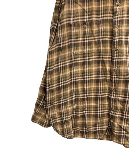 CarHartt（カーハート）CarHartt (カーハート) チェックシャツ ブラウン サイズ:2XLの古着・服飾アイテム