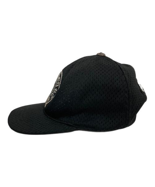 CHROME HEARTS（クロムハーツ）CHROME HEARTS (クロムハーツ) ホースシュー刺繍メッシュキャップ ブラックの古着・服飾アイテム