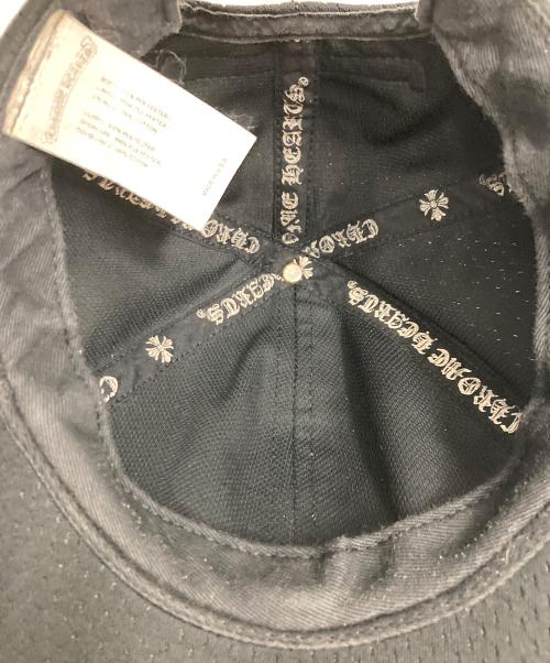 CHROME HEARTS（クロムハーツ）CHROME HEARTS (クロムハーツ) ホースシュー刺繍メッシュキャップ ブラックの古着・服飾アイテム