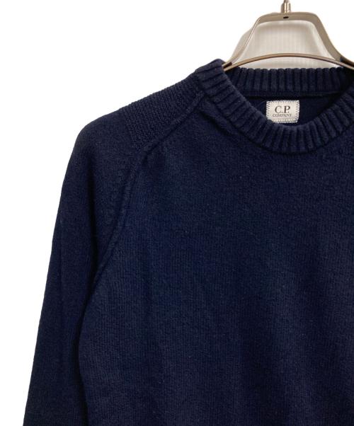 C.P COMPANY（シーピーカンパニー）C.P COMPANY (シーピーカンパニー) クルーネックニット ネイビー サイズ:50の古着・服飾アイテム