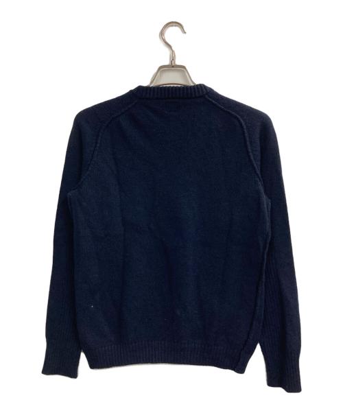 C.P COMPANY（シーピーカンパニー）C.P COMPANY (シーピーカンパニー) クルーネックニット ネイビー サイズ:50の古着・服飾アイテム