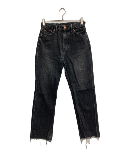 RED CARD（レッドカード）RED CARD (レッドカード) MM66-ハイライズストレートデニム ブラック サイズ:26の古着・服飾アイテム