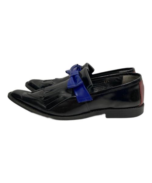 tricot COMME des GARCONS（トリココムデギャルソン）tricot COMME des GARCONS (トリココムデギャルソン) リボンローファー ブラック サイズ:221/2の古着・服飾アイテム
