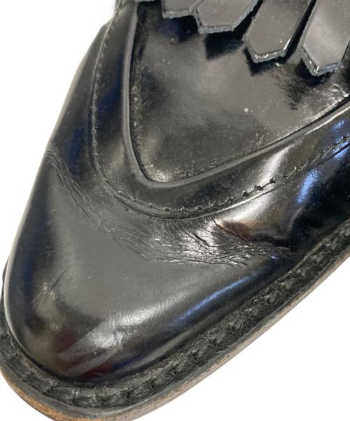 tricot COMME des GARCONS（トリココムデギャルソン）tricot COMME des GARCONS (トリココムデギャルソン) リボンローファー ブラック サイズ:221/2の古着・服飾アイテム