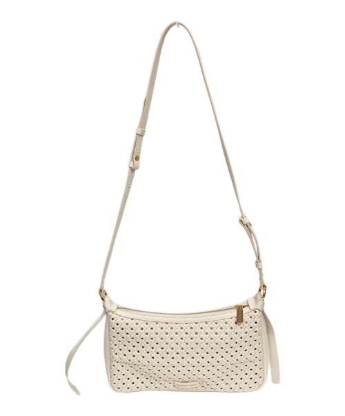 CHARLES & KEITH（チャールズアンドキース）CHARLES & KEITH (チャールズアンドキース) カルラウーブンショルダーバッグ アイボリーの古着・服飾アイテム