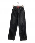 BEAMS×RED CARDビームス×レッドカード）の古着「デニムパンツ」｜ブラック