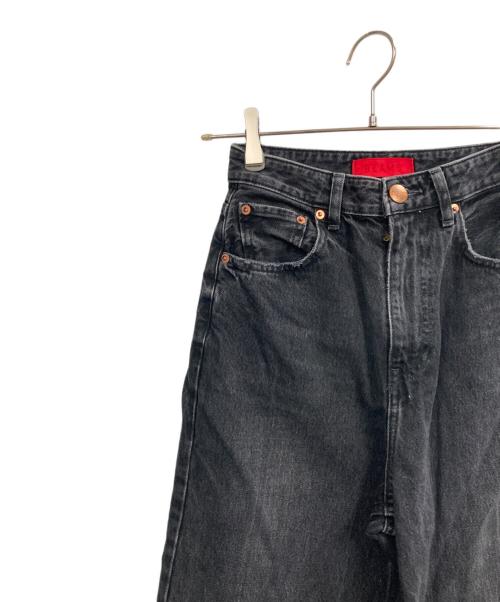 BEAMS（ビームス）BEAMS (ビームス) RED CARD (レッドカード) デニムパンツ ブラック サイズ:22の古着・服飾アイテム