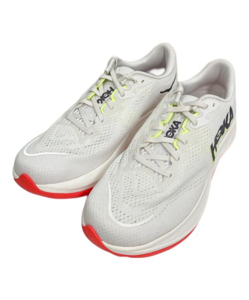 HOKAONEONE（ホカオネオネ）HOKAONEONE (ホカオネオネ) RINCON 4 FROST / NEON YUZU ホワイト サイズ:28の古着・服飾アイテム