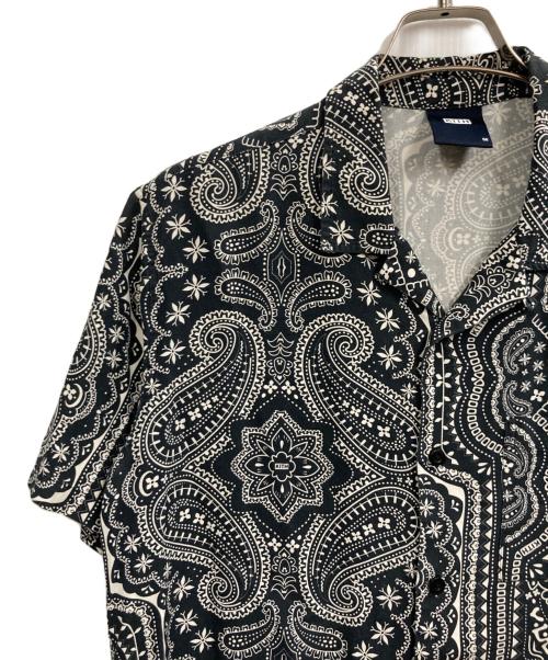KITH（キス）KITH (キス) ペイズリー柄半袖シャツ ネイビー サイズ:Mの古着・服飾アイテム