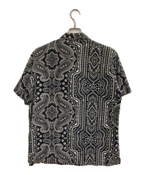 KITH（キス）KITH (キス) ペイズリー柄半袖シャツ ネイビー サイズ:Mの古着・服飾アイテム