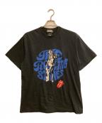 Hysteric Glamour×ROLLING STONESヒステリックグラマー×ローリングストーンズ）の古着「プリントTシャツ」｜ブラック