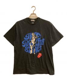 Hysteric Glamour×ROLLING STONES（ヒステリックグラマー×ローリングストーンズ）の古着「プリントTシャツ」｜ブラック