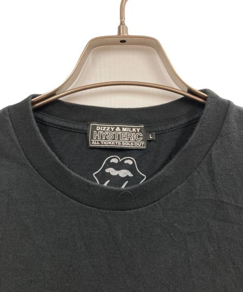 Hysteric Glamour（ヒステリックグラマー）Hysteric Glamour (ヒステリックグラマー) ROLLING STONES (ローリングストーンズ) プリントTシャツ ブラック サイズ:Ⅼの古着・服飾アイテム