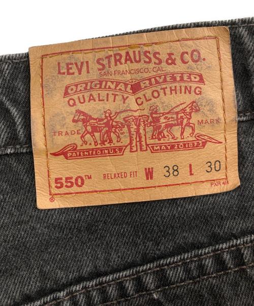 LEVI'S（リーバイス）LEVI'S (リーバイス) 550ブラックデニムパンツ ブラック サイズ:Ｗ38の古着・服飾アイテム