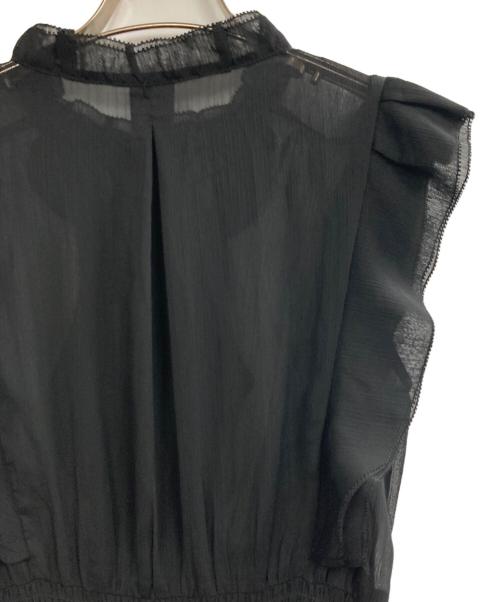 Snidel（スナイデル）Snidel (スナイデル) シアープリーツウエストワンピース ブラックの古着・服飾アイテム