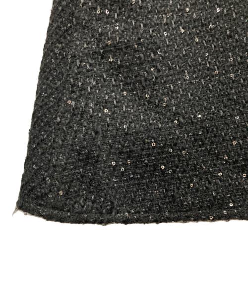 LeJa（レジャ）leja (レジャ) 花柄レースカラースパンコールAラインワンピースドレス ブラック サイズ:Sの古着・服飾アイテム