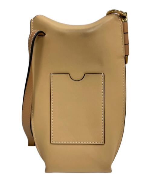 LOEWE（ロエベ）LOEWE (ロエベ) ゲートポケット ショルダーバッグ ベージュの古着・服飾アイテム