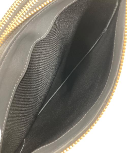 CELINE（セリーヌ）CELINE (セリーヌ) トリオ ラージ ショルダーバッグ グレーの古着・服飾アイテム