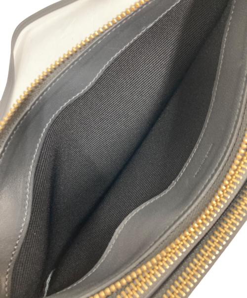 CELINE（セリーヌ）CELINE (セリーヌ) トリオ ラージ ショルダーバッグ グレーの古着・服飾アイテム