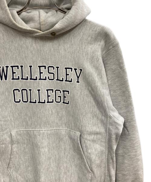 Champion（チャンピオン）Champion (チャンピオン) リバースウィーブブパーカー グレー サイズ:LARGEの古着・服飾アイテム