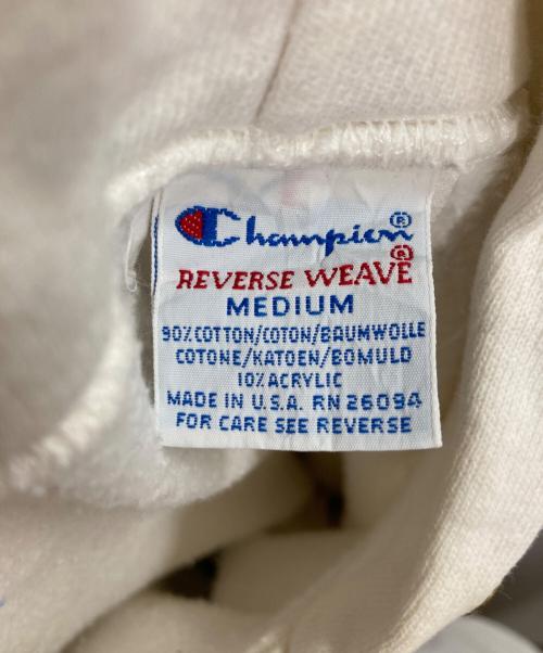 Champion（チャンピオン）Champion (チャンピオン) リバースウィーブパーカー ホワイト サイズ:MEDIUMの古着・服飾アイテム