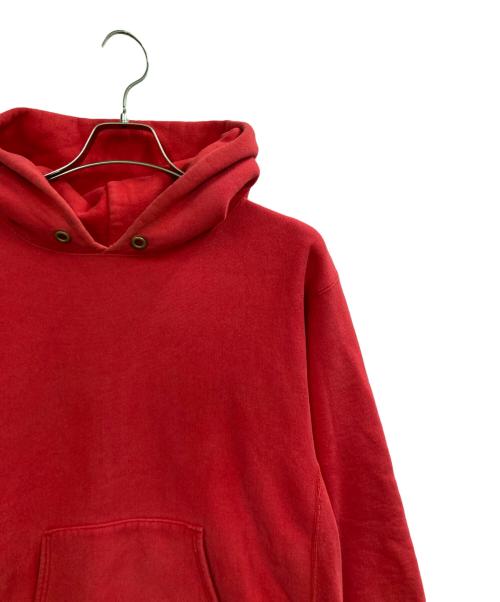 Champion（チャンピオン）Champion (チャンピオン) リバースウィーブパーカー レッド サイズ:LARGEの古着・服飾アイテム