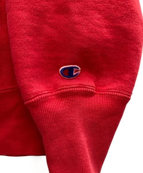 Champion（チャンピオン）Champion (チャンピオン) リバースウィーブパーカー レッド サイズ:LARGEの古着・服飾アイテム