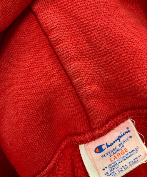 Champion（チャンピオン）Champion (チャンピオン) リバースウィーブパーカー レッド サイズ:LARGEの古着・服飾アイテム