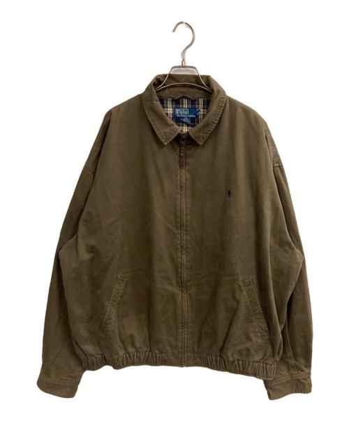 POLO RALPH LAUREN（ポロ・ラルフローレン）POLO RALPH LAUREN (ポロ・ラルフローレン) スイングトップ カーキ サイズ:XXLの古着・服飾アイテム